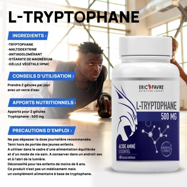 L-tryptophane 500mg 