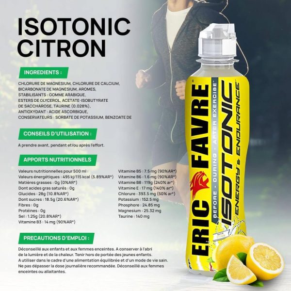 Boisson Isotonique Citron