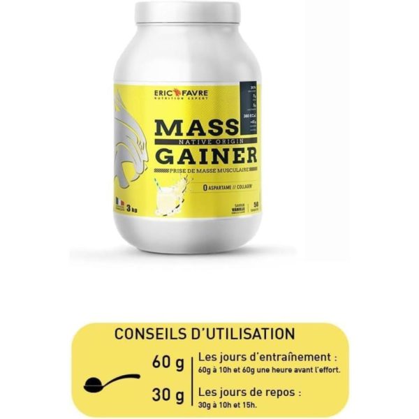 Mass Gainer Vanille 3kg