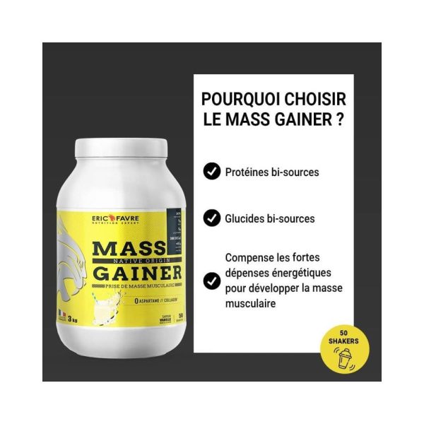 Mass Gainer Vanille 3kg