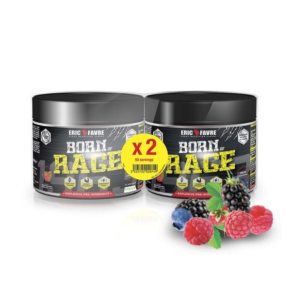 Born Of Rage - X2 = 50 Servings