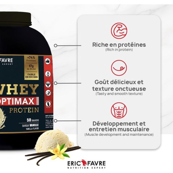 Whey Optimax Vanille 1,5kg