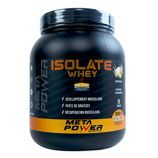 Isolate Whey Meta Power - Vanille  900g  