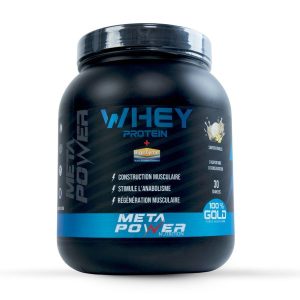 WHEY PROTEINE META POWER – Vanille 900g - eric favre sénégal