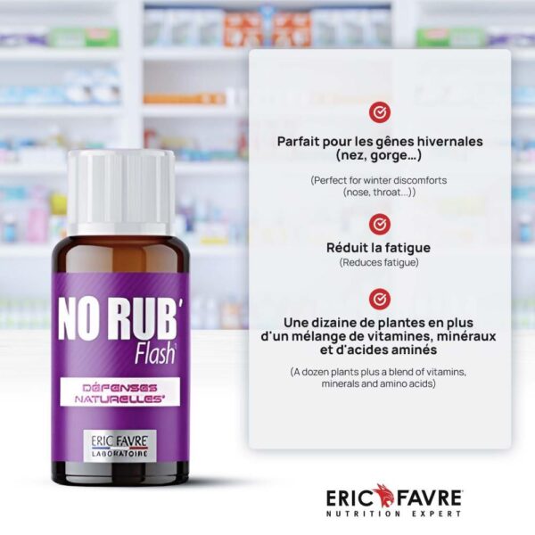 No Rub' Flash - Défenses Naturelles Pack 12pcs 